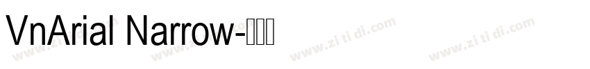 VnArial Narrow字体转换